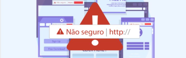 porque aparece site nao seguro